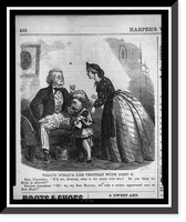 That's what's the trouble with John C, Antique Poster