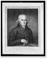 The Revd. Francis Asbury, Bishop of the Methodist Episcopal Church in the United States.painted by J. Paradise ; engraved by B. Tanner, Historic Print