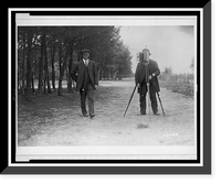 Historic Framed Print, Wilbur Wright, Pau, France, 1909,  17-7/8" x 21-7/8"
