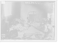 Room in villa at Tilsit occupied by Russian officers Classic, Vintage Print