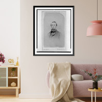 James S. Cassady, Captain, 7th West Virginia Cavalry, head-and-shoulders portrait, facing front, Vintage Wall Art