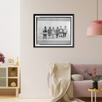 Historic Framed Print, Eskimos,  17-7/8" x 21-7/8"