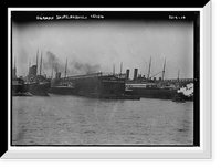 German Ships, Hoboken, 12/11/14, Historic Print