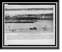 Reaching out for the river - drill grounds of the defenders of Cairo, Ill. - 2, Vintage Wall Art