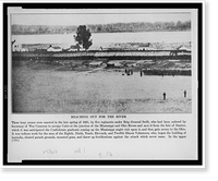 Reaching out for the river - drill grounds of the defenders of Cairo, Ill. - 3, Historic Reproduction