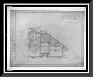 House (residence") for the Honorable and Mrs. A.B. Butler, 1744 R Street, N.W., Washington, D.C. Basement", Historic Print