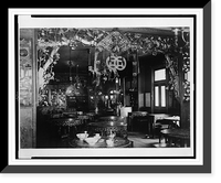 Historic Framed Print, [Interior view of tearoom in Chinatown, New York City, N.Y.],  17-7/8" x 21-7/8"