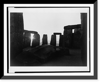 Historic Framed Print, Stonehenge.Paul Caponigro. - 4,  17-7/8" x 21-7/8"