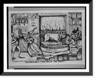 Historic Framed Print, The Household, or who rules the roast!,  17-7/8" x 21-7/8"