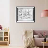 Historic Framed Print, The royal exhibition, or a peep at the marriage heads,  17-7/8" x 21-7/8"