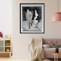 Historic Framed Print, Senator Kennedy enters hospital,  17-7/8" x 21-7/8"