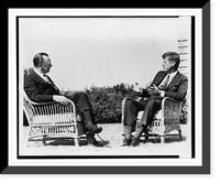 Historic Framed Print, Kennedy gives views on South Viet Nam,  17-7/8" x 21-7/8"