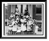 Historic Framed Print, Baltimore Branch NAACP baby contest winners, 1946,  17-7/8" x 21-7/8"