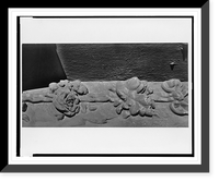 Historic Framed Print, [Architectural decorations around doorway at the Civic Repertory Theatre, New York City, New York, prior to demolition],  17-7/8" x 21-7/8"