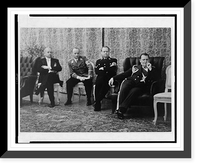 Historic Framed Print, Diplomaten-Empfang in der Villa,  17-7/8" x 21-7/8"