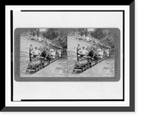 Historic Framed Print, Limited express" - railway in Central Park,  New York City,  U.S.A.",  17-7/8" x 21-7/8"