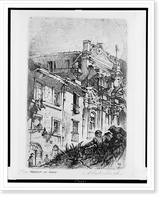 Historic Framed Print, Street in Rome.Albert Smith.,  17-7/8" x 21-7/8"