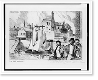 Historic Framed Print, Le port, Honfleur.Albert A. Smith.,  17-7/8" x 21-7/8"