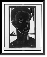 Historic Framed Print, Primitive boy.James Lesesne Wells.,  17-7/8" x 21-7/8"