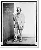 Historic Framed Print, [Benjamin Peirce, full-length portrait, standing, facing front],  17-7/8" x 21-7/8"