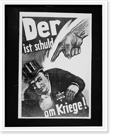 Historic Framed Print, Der ist Schuld am Kriege!.Mj&ouml;lnir. - 2,  17-7/8" x 21-7/8"
