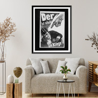 Historic Framed Print, Der ist Schuld am Kriege!.Mj&ouml;lnir. - 2,  17-7/8" x 21-7/8"