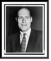 Historic Framed Print, Named Deputy Attorney General, Nicholas Katzenbach poses April 2,  17-7/8" x 21-7/8"