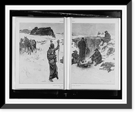 Historic Framed Print, Suspicious guests.drawn by H.F. Farny.,  17-7/8" x 21-7/8"