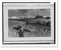 Historic Framed Print, Toilers of the plains.drawn by F.H. [i.e., H.F.] Farny.,  17-7/8" x 21-7/8"