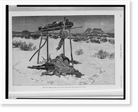 Historic Framed Print, The last scene of the last act of the Sioux war.drawn by H.F. Farny.,  17-7/8" x 21-7/8"