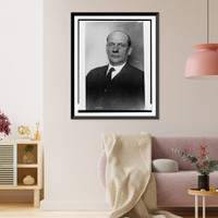 Historic Framed Print, [Richard N. Elliott, representative, Indiana, half-length portrait, facing front],  17-7/8" x 21-7/8"