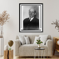Historic Framed Print, [Richard N. Elliott, representative, Indiana, half-length portrait, facing front],  17-7/8" x 21-7/8"