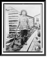 Historic Framed Print, Chief William, Tanana,  17-7/8" x 21-7/8"
