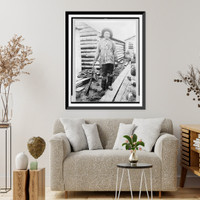 Historic Framed Print, Chief William, Tanana,  17-7/8" x 21-7/8"