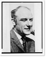 Historic Framed Print, [Dr. Francis Crick, head-and-shoulders portrait, facing right],  17-7/8" x 21-7/8"