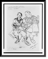 Historic Framed Print, I will sell my skin dearly!! But who will buy it?!!".Arthur Szyk,  N.Y. '42.",  17-7/8" x 21-7/8"