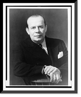 Historic Framed Print, [George E. Allen, half-length studio portrait, seated, facing front].Brown Bros. New York.,  17-7/8" x 21-7/8"