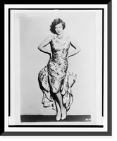 Historic Framed Print, [Joan Crawford, full-length portrait, standing, facing front].MGMP.,  17-7/8" x 21-7/8"