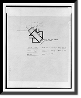 Historic Framed Print, [Apartment house (The Promenade") for Landow & Company,  4710 Bethesda Avenue,  Bethesda,  Maryland. Detail]",  17-7/8" x 21-7/8"