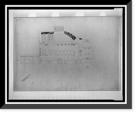 Historic Framed Print, [United States Capitol, Washington, D.C. South wing looking west] - 2,  17-7/8" x 21-7/8"