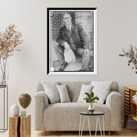 Historic Framed Print, Tex Rickard,  17-7/8" x 21-7/8"