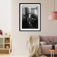 Historic Framed Print, Tex Rickard,  17-7/8" x 21-7/8"