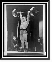 Historic Framed Print, USSR weight lifting championship, Leningrad,  17-7/8" x 21-7/8"