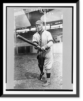 Historic Framed Print, [Norman Kid" Elberfeld,  a player for the Brooklyn Dodgers,  full-length portrait,  swinging his bat]",  17-7/8" x 21-7/8"
