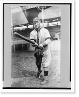 Historic Framed Print, [Norman Kid" Elberfeld,  a player for the Brooklyn Dodgers,  full-length portrait,  swinging his bat]",  17-7/8" x 21-7/8"