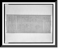 Historic Framed Print, [Apartment houses (The Ellen Wilson Memorial Homes"),  Washington,  D.C. Sections,  yard elevation,  gables,  brickwork]",  17-7/8" x 21-7/8"