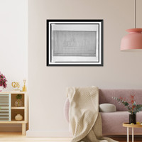 Historic Framed Print, [Apartment houses (The Ellen Wilson Memorial Homes"),  Washington,  D.C. Preliminary study of types A and B]",  17-7/8" x 21-7/8"