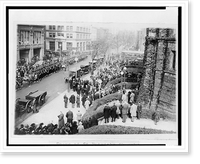 Historic Framed Print, Scene at St. Patricks Church during the funeral of Senor J. Antonio Lopez Gutierrez, Minister of Honduras, today,  17-7/8" x 21-7/8"