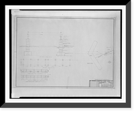 Historic Framed Print, [Apartment house (The Promenade") for Landow & Company,  4710 Bethesda Avenue,  Bethesda,  Maryland. Cooling tower location and foundation]",  17-7/8" x 21-7/8"