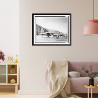 Historic Framed Print, The two tech supply and personnel carryers [sic], BW-1,  17-7/8" x 21-7/8"
